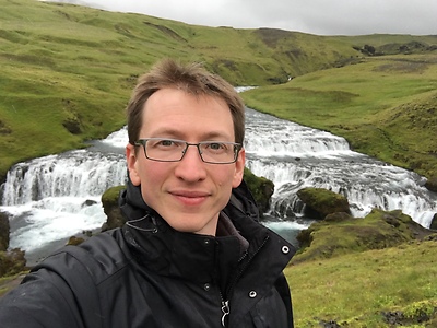Photo of me near Skógafoss in Iceland